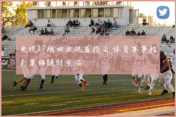 央视17线回放观看指南 体育赛事精彩集锦随时重温