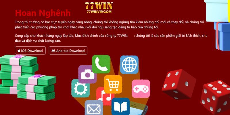 Nhà cái cung cấp 2 link tải app khác nhau